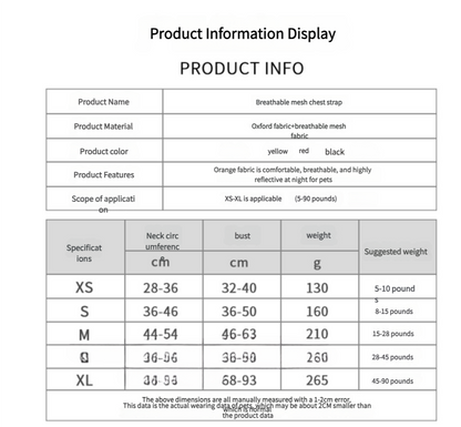 Large Reflective Dog Harness with Leash, No-Pull Vest Harness for Dogs, Adjustable Dog Vest with Handle, Walking Training Pet Harness L size